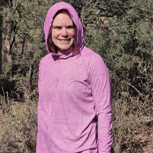Gila River Sun Hoodie - Women's Raspberry
