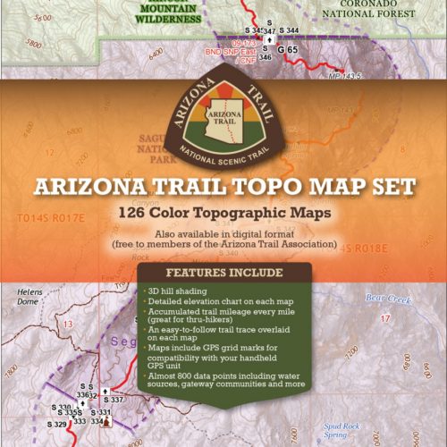 Arizona Trail Topo Map Set